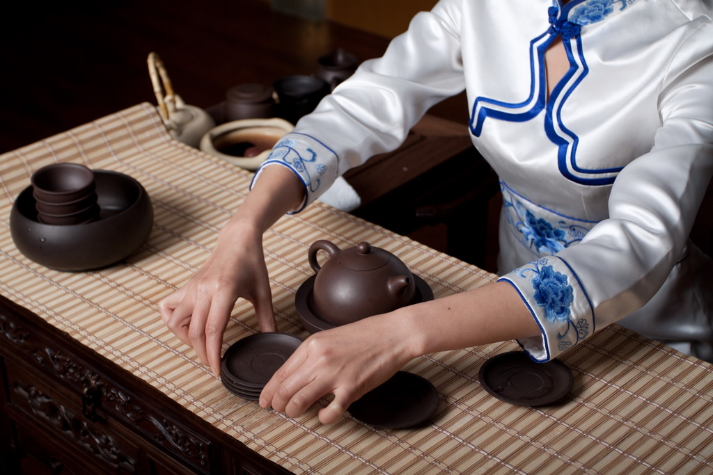 茶道艺术 大美茶道 大益八式紫砂版